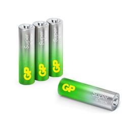 430910 GP Super Alkaline AA Piles 4PK