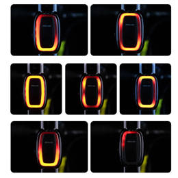 427160 MEILAN Feu arrière avec feu de freinage USB 25 Lux X6