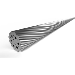 74.6472RVS-BOX ELVEDES Schakel binnenkabel RVS 2250 mm ø 1,1 mm 100 stuks 1 x 19 ø 1,1 x 2250 / ø 4 x 4 mm