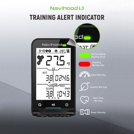 427260 NAVIHOOD Fietscomputer GPS L3 Navihood 80 x 45 x 15 mm