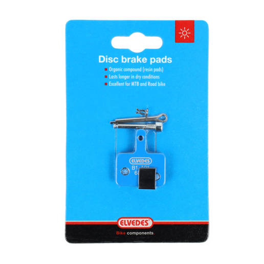 74.6854 ELVEDES Disc brake pads Organic Blue set