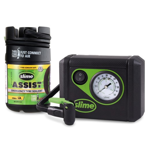 40P.050138 SLIME Slime Smart Repair Plus emergency repair kit for flat tyres 20 x 9 x 17 cm