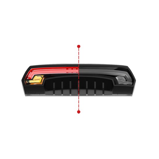 427130 MEILAN Laserrücklicht mit Fernsteuerung USB X5
