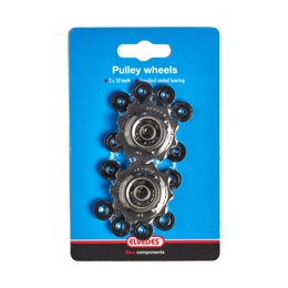 74.CP2017231 ELVEDES Pulley wheels 2 × 10 teeth with sealed bearings set