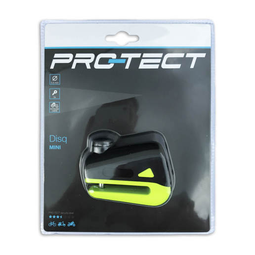 419255.YEL PRO-TECT Schijfremslot Disq Mini Ø 5.5 mm