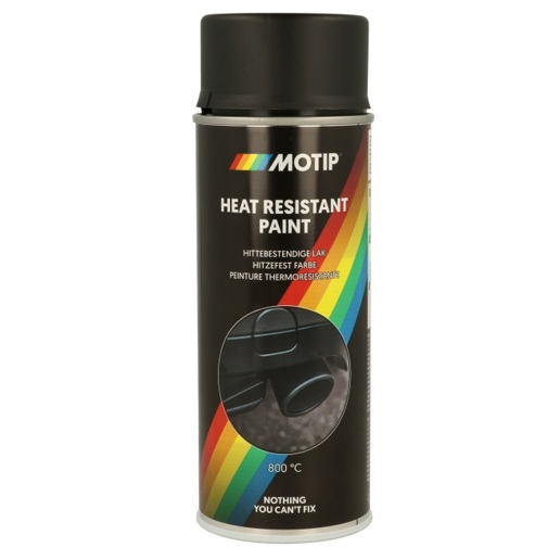 514031 MOTIP Hitzefest Lack Schwarz 400 ml