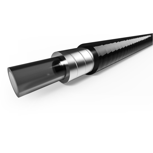 74.1125TEF-3-BOX ELVEDES Câble extérieur de frein argenté avec doublure 30 m ø 4,9 mm 30 m x ø 4,9 mm