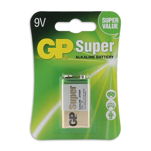 430930 GP Super Alkaline 9V Batterie 1PK