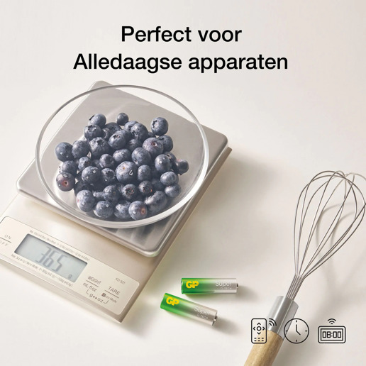 430905 GP Super Alkaline AAA-batterijen 12PK