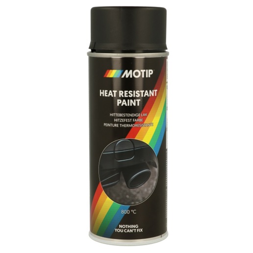 514037 MOTIP Hittebestendige lak antraciet 400 ml