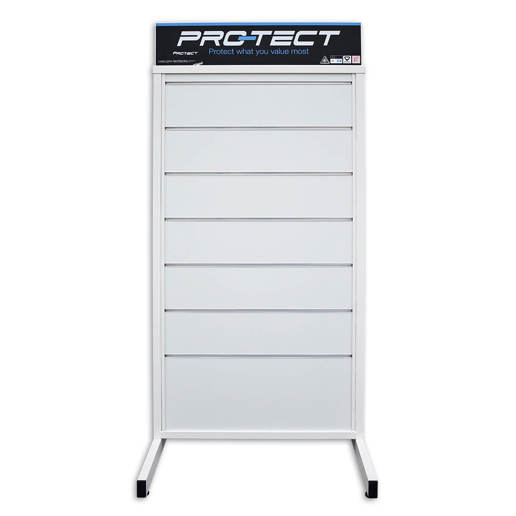 410010 PRO-TECT Sloten display 140 x 66 cm