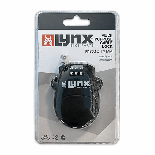 410180 LYNX Multifunctioneel kabelslot 80 cm x 1.7 mm