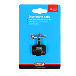74.6854MC ELVEDES Disc brake pads Metallic Carbon Black set