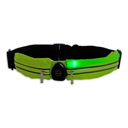 429020 LYNX Reflektierende LED Gürteltasche / Laufgürtel (doppelt) USB