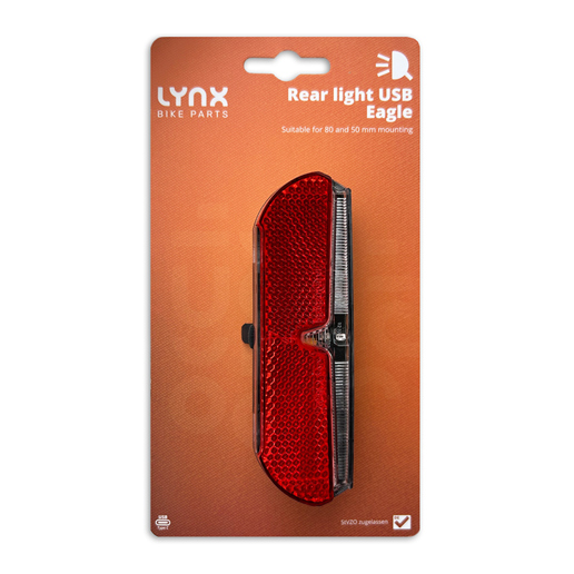 429285.QR LYNX Feu arrière USB Eagle <- 50-80 mm ->