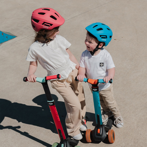 619010.BLU LYNX Cycling helmet Kidz (S) 48-52 cm
