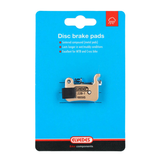 74.6859S ELVEDES Disc brake pads Sintered Gold set