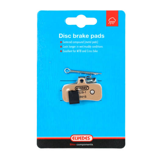 74.6891S ELVEDES Disc brake pads Sintered Gold set