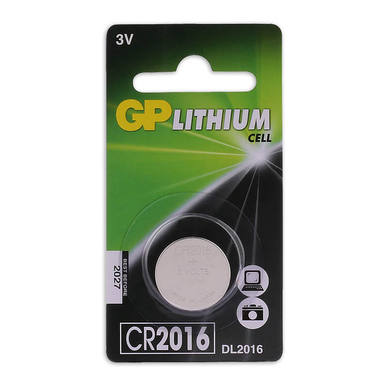 CR2016 Lithium-knoopcel 3V 1PK