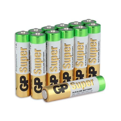 430905 GP Super alkaline AAA-batterijen 12PK