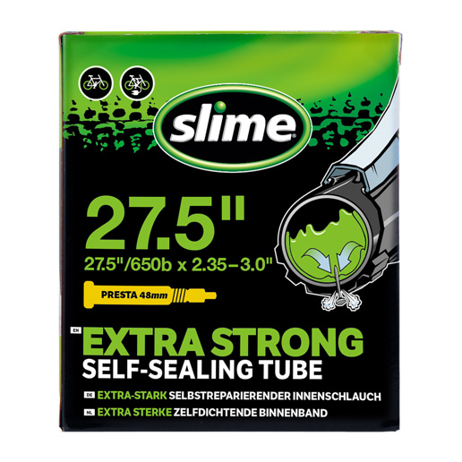 40FC.30099 SLIME Slime self-sealing inner tube 27.5 Inch SV 27.5 x 2.35 - 3.00