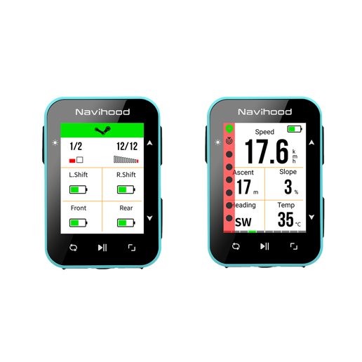 427255 NAVIHOOD Fietscomputer GPS Navigatie L2 Navihood 65 x 46 x 17 mm