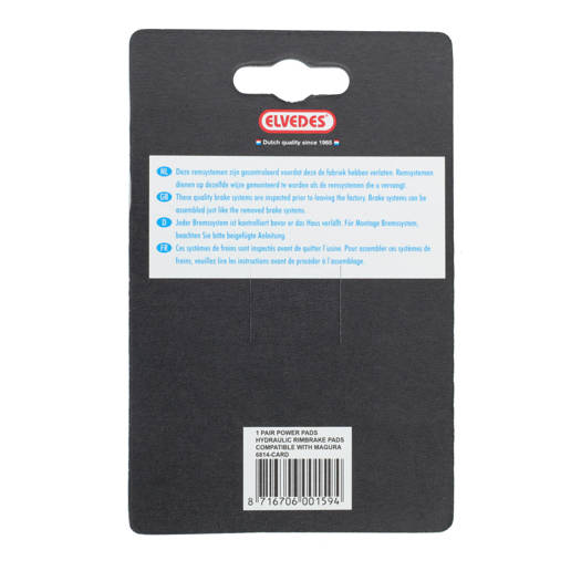 74.6814-CARD ELVEDES Magura remblokken set 50 mm 50 mm