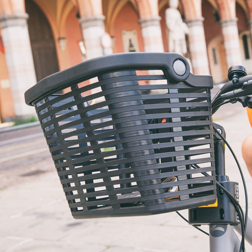71.01PLZ000000EB BELLELLI Fietsmand Plaza voor E-bike Ø <- 20 - 32 mm ->