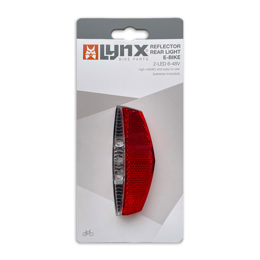 Achterlicht E-bike <- 50-80 mm ->