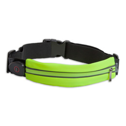 429015 LYNX Reflective LED waist bag / running belt USB
