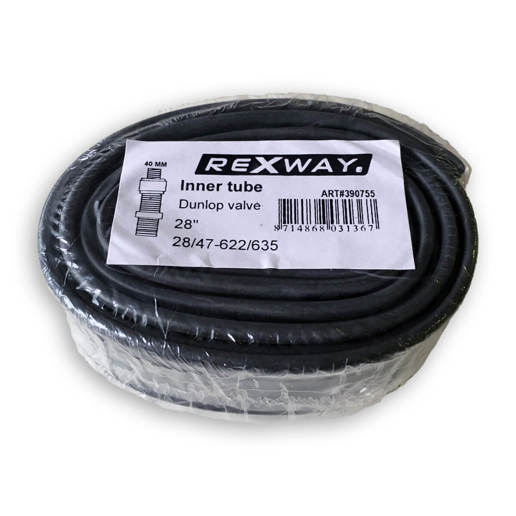 390755 REXWAY Inner tube 28 Inch DV 32/42-609/635 (28 x 1 5/8 x 1 3/8)