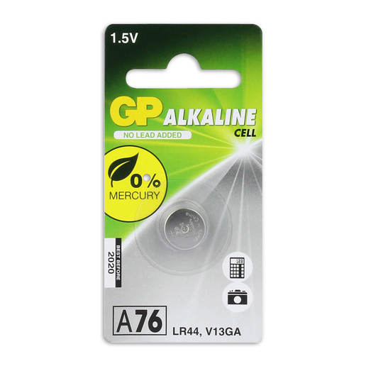 430993 GP LR44 Alkaline knoopcel 1.5V 1PK