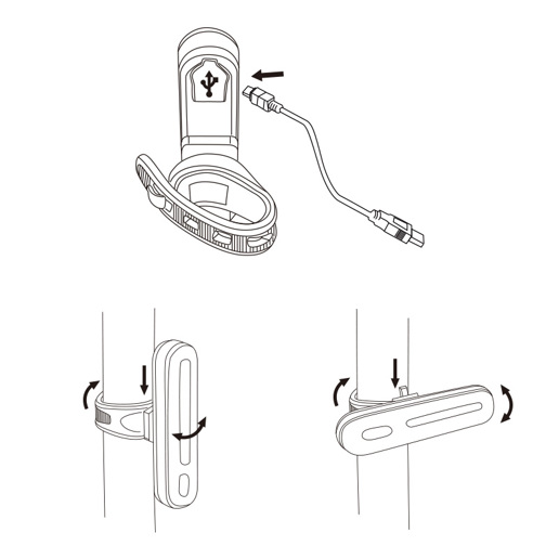 429260 LYNX Achterlicht USB Capsule XL