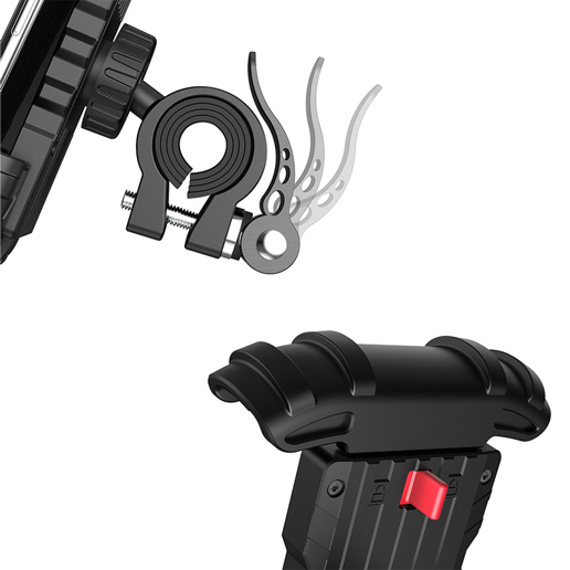440763 LAMICALL Universelle Handyhalterung Claw BM02 Ø <- 15 - 30 mm ->