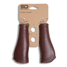 611807 SELLE ORIENT Set Grips leather 130 mm Dia 22 x 130 mm