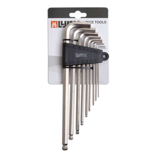 440560 LYNX Allen wrench set 9-piece 1,5 / 2 / 2,5 / 3 / 4 / 5 / 6 / 8 / 10 mm