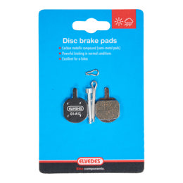 74.6862MC ELVEDES Disc brake pads Metallic Carbon Black set