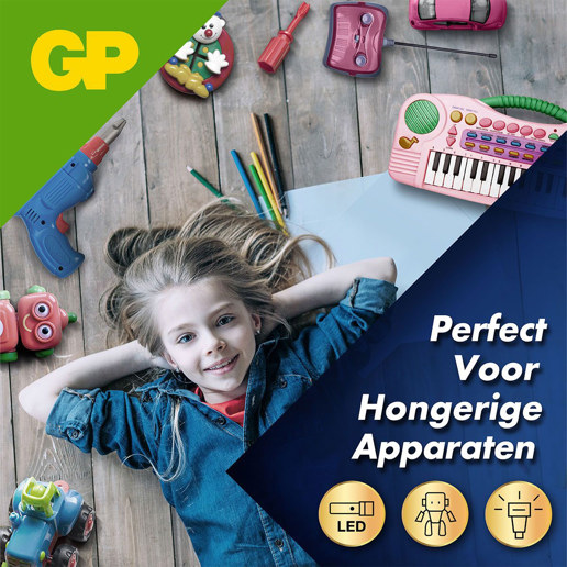 430906 GP Ultra Plus Alkaline AAA Batterien 4PK