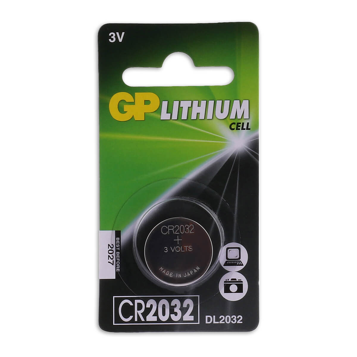 CR2032 Lithium-knoopcel 3V 1PK