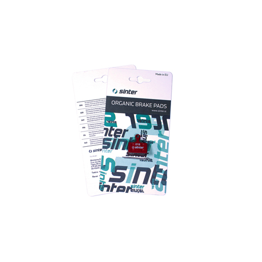 73.018041 SINTER Jeu de plaquettes de frein à disque 018 Standard Rouge
