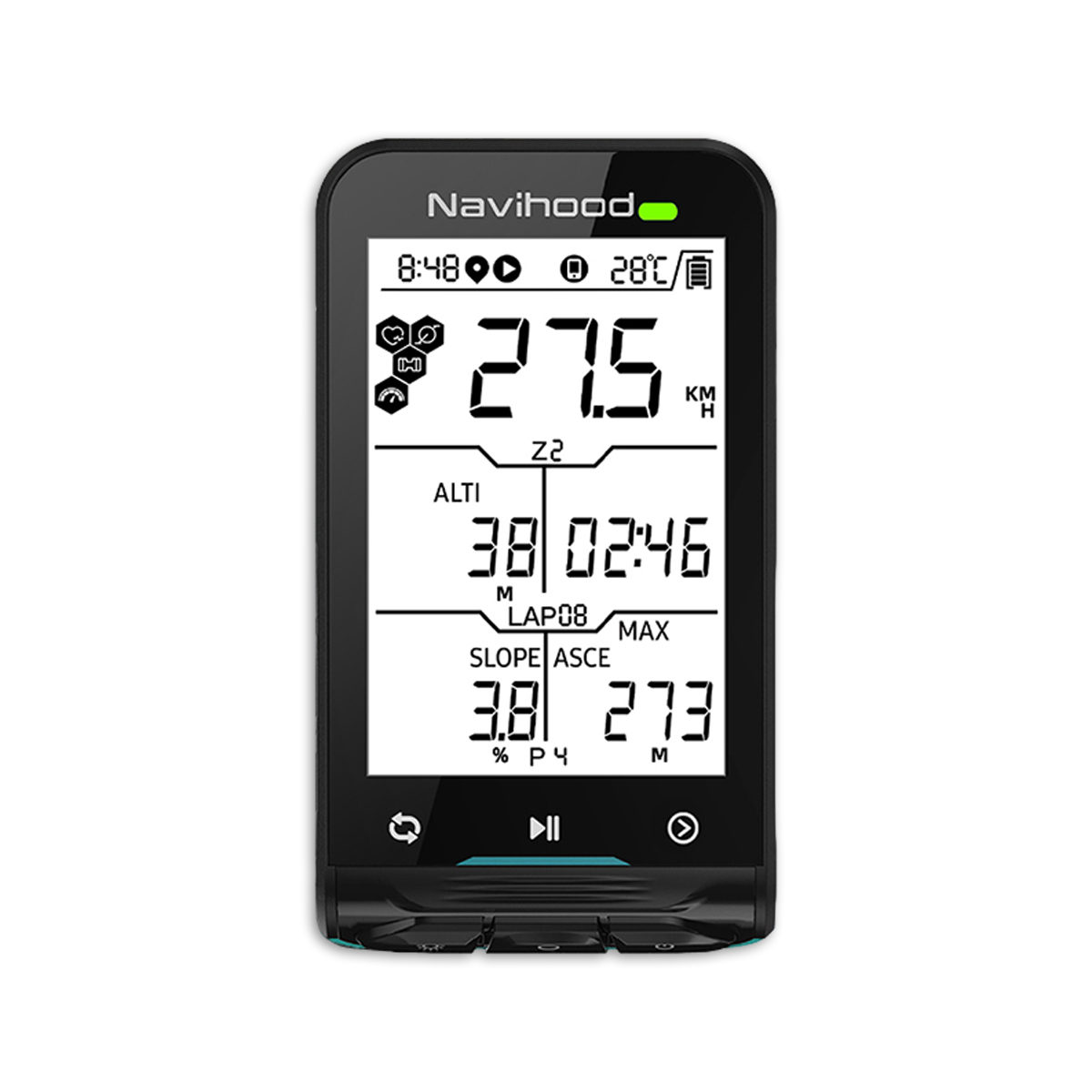 Fietscomputer GPS L3 Navihood