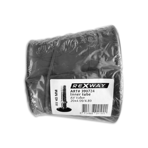 390724 REXWAY Chambre à Air Fatbike 20 pouces AV 20 x 4.00-4.80 (102-406)