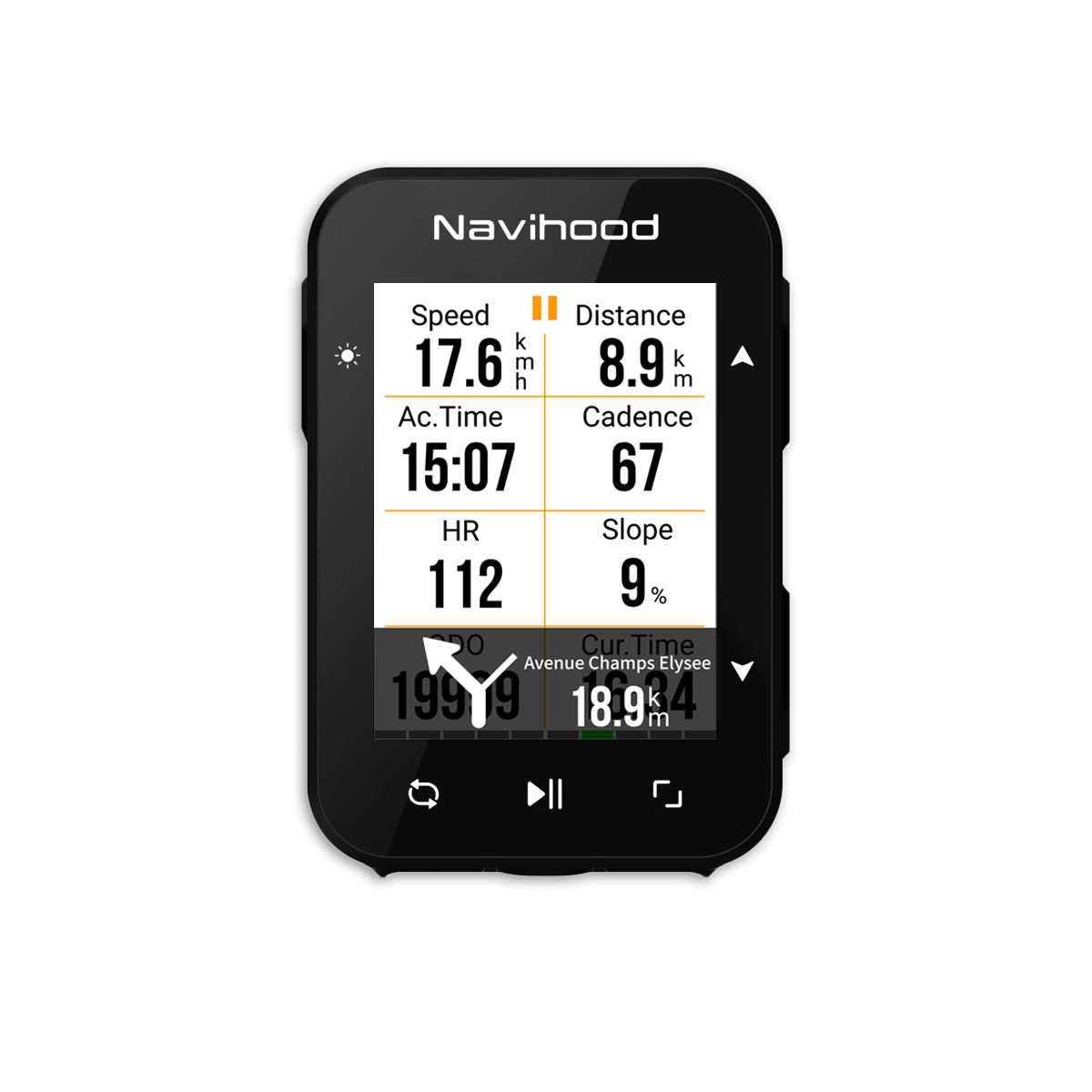 Fietscomputer GPS Navigatie L2 Navihood